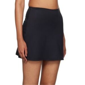 NWT Girlfriend Collective BLACK SKORT Women's Large NEW Mini Pickleball Tennis